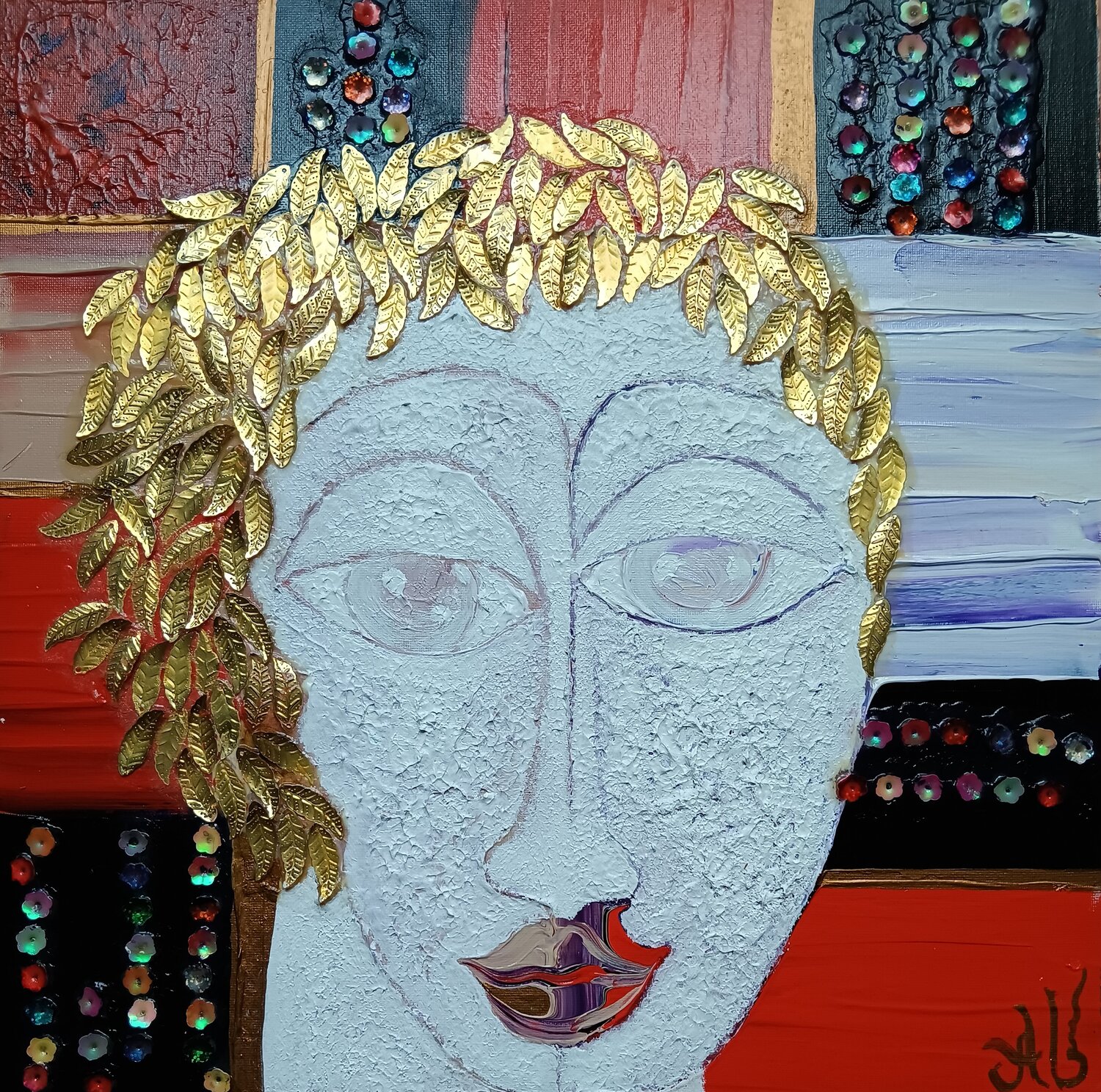 Sans titre 1 Armelle GIROUARD Original painting for sale