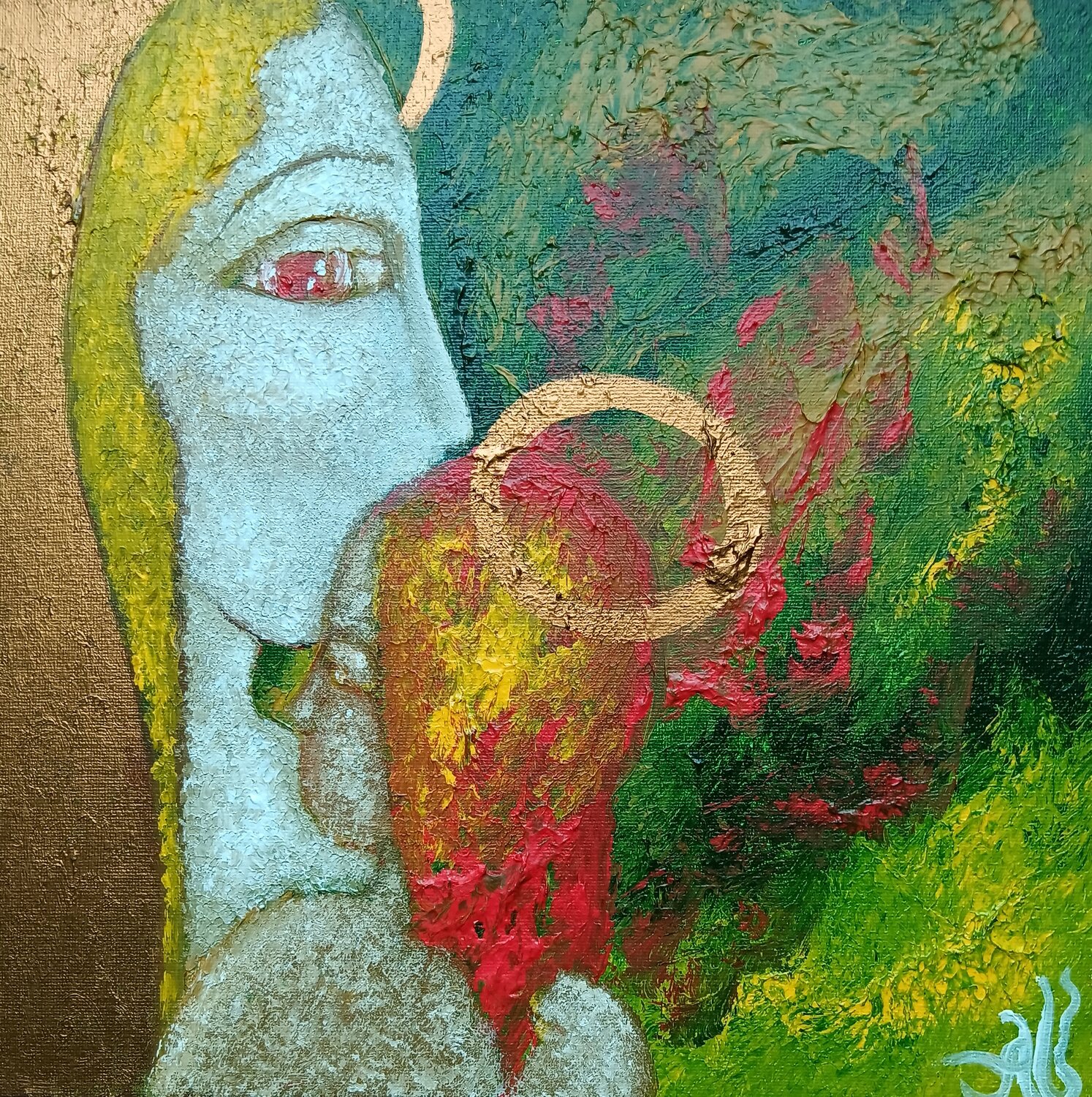 Sans titre 5 Armelle GIROUARD Original painting for sale