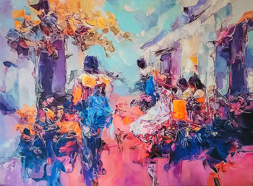 Echoes of a Morning by Nicoleta Nica, Painting for Sale on Select