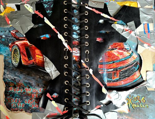 Singer Porsche 911 DLS Turbo von Olaf Kaulen, Malerei kaufen auf Select