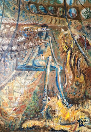 Jungle Beauty by Olaf Kaulen, Painting for Sale on Select