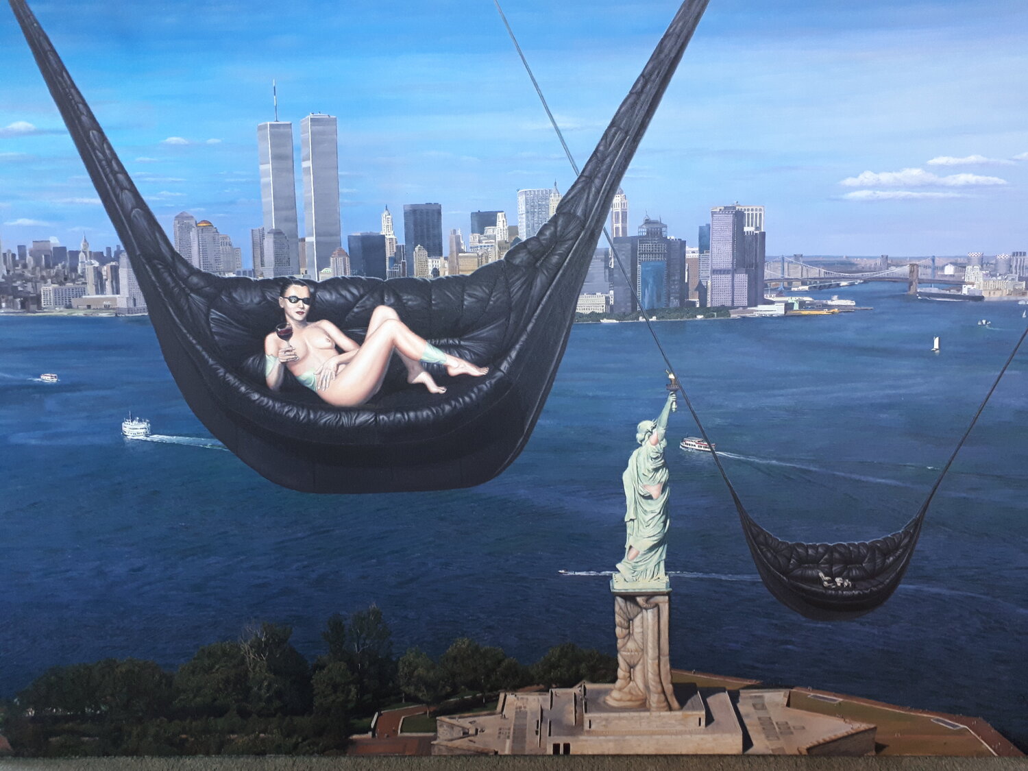 Destination New York Olaf Kaulen Originalgemälde zu verkaufen