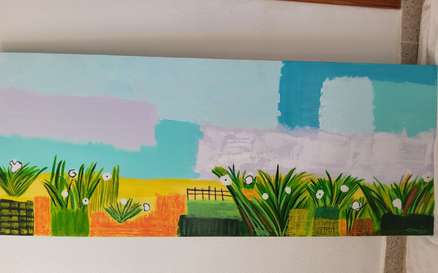 EL SECRETO DE MI JARDÍN Carmen Cánovas Rodríguez Originalgemälde zu verkaufen
