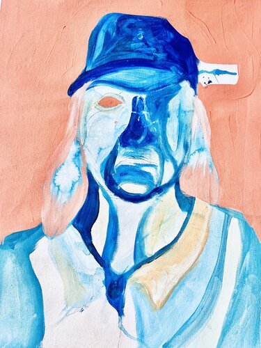 Bob by Kristina Felzinger, Painting for Sale on Select