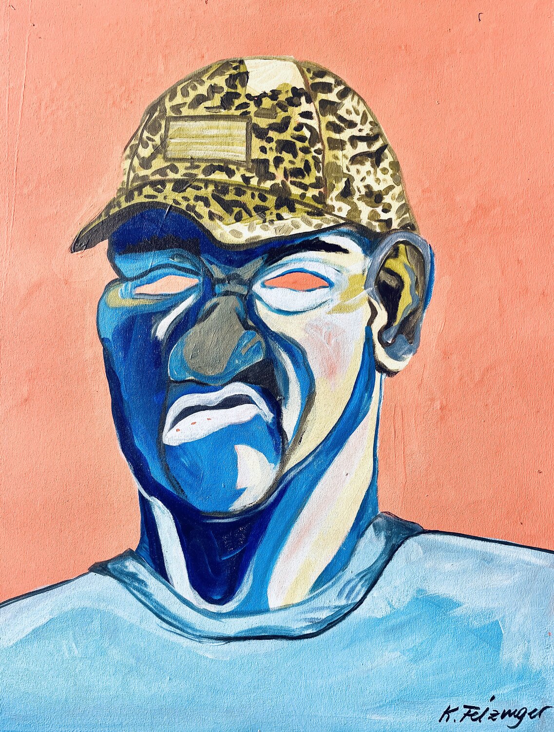 Kevin Kristina Felzinger Original painting for sale