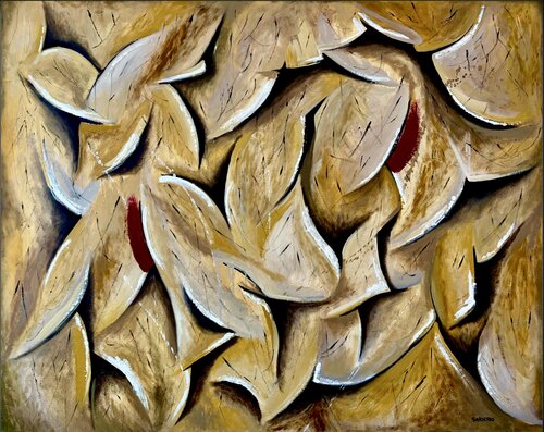 Dos pecados carnales by Denny Sarserio, Painting for Sale on Select