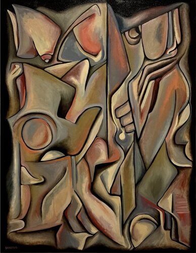 Amasijo Antropófago by Denny Sarserio, Painting for Sale on Select