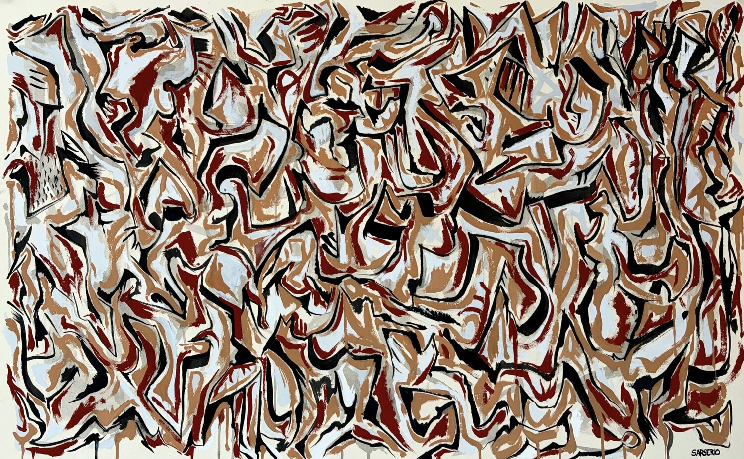 Entropía Denny Sarserio Original painting for sale