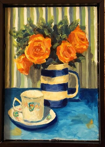 Morning Coffee by Zeynep Sebla Elbir, Painting for Sale on Select