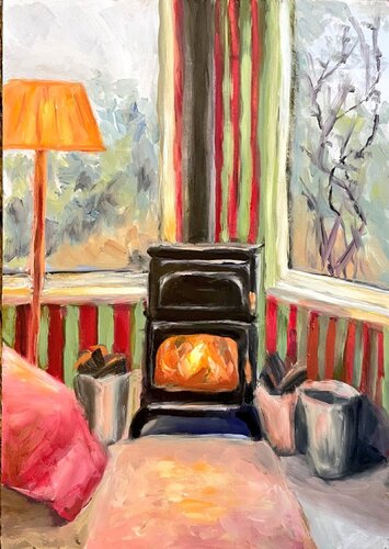 At the heart of warmth von Zeynep Sebla Elbir, Malerei kaufen auf Select