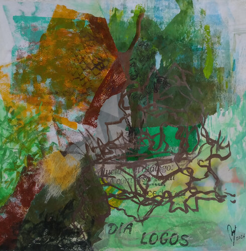 Día Logos von María Jesús Hernández, Malerei kaufen auf Select