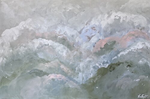 Sage Skies by Ivana Gigovic, Painting for Sale on Select