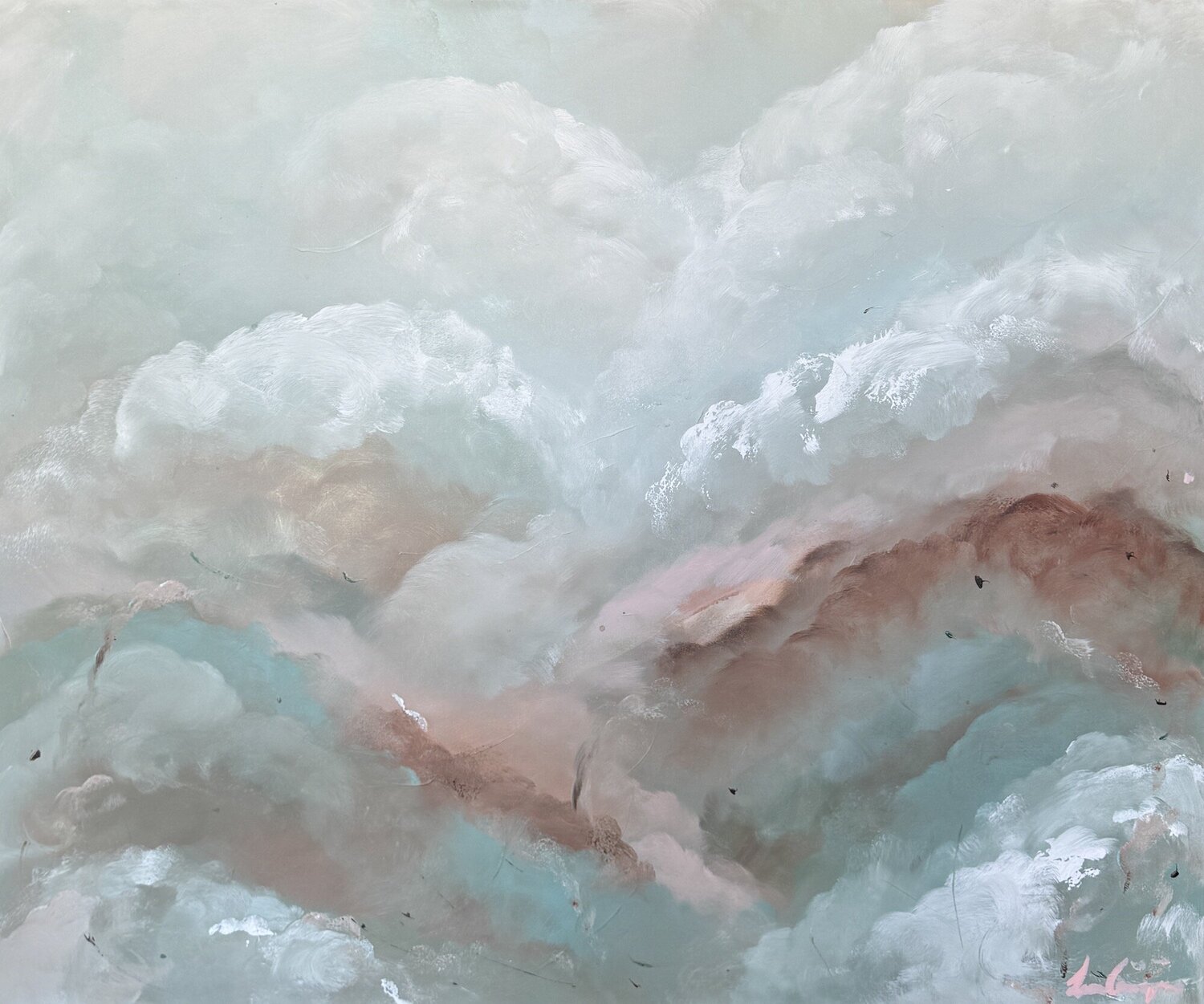 Clouded Horizons Ivana Gigovic Original painting for sale