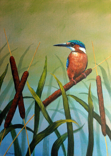 King of the Fishers by Joe Marais, Painting for Sale on Select