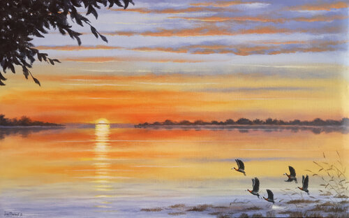 Golden Horizon von Joe Marais, Malerei kaufen auf Select