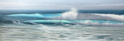 Whispers of Waikiki by Eva Volf, Painting for Sale on Select