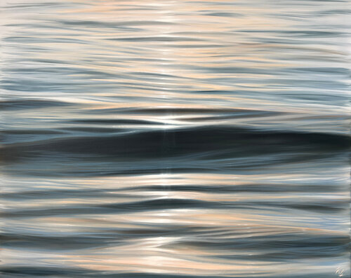 Eternal Flow by Eva Volf, Painting for Sale on Select