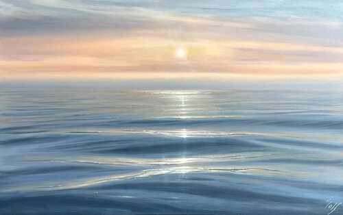 The Power of Calmness by Eva Volf, Painting for Sale on Select