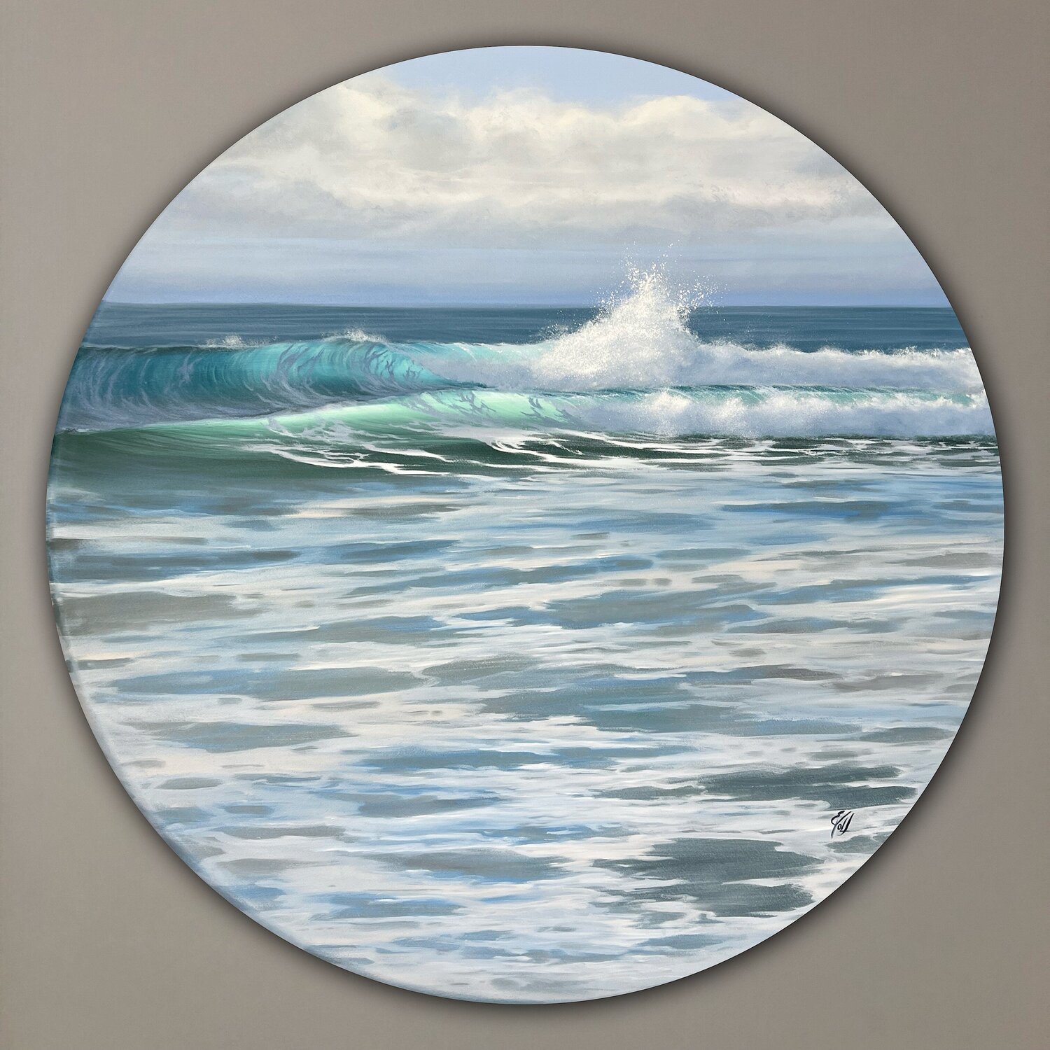 Song of The Waves Eva Volf Original painting for sale