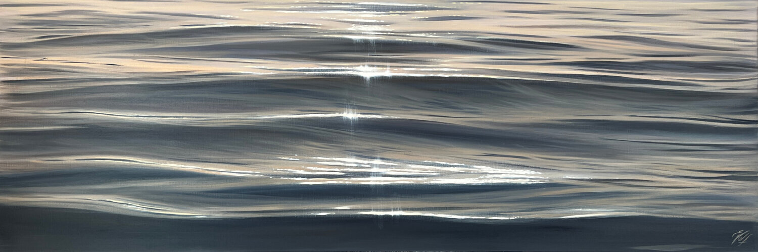 Sun Kissed Eva Volf Original painting for sale