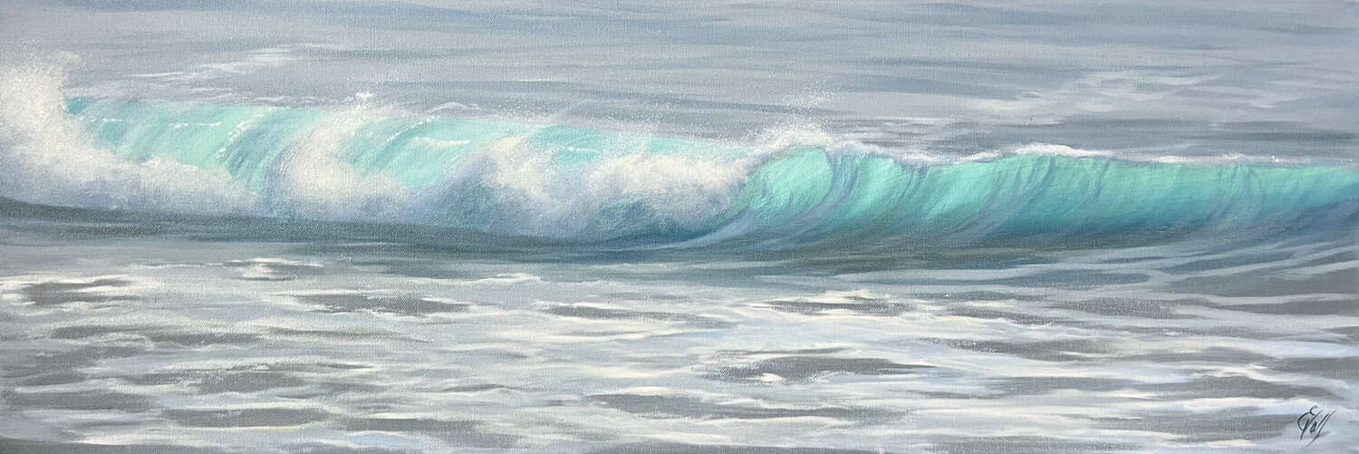 Caress of The Sea Eva Volf Original painting for sale