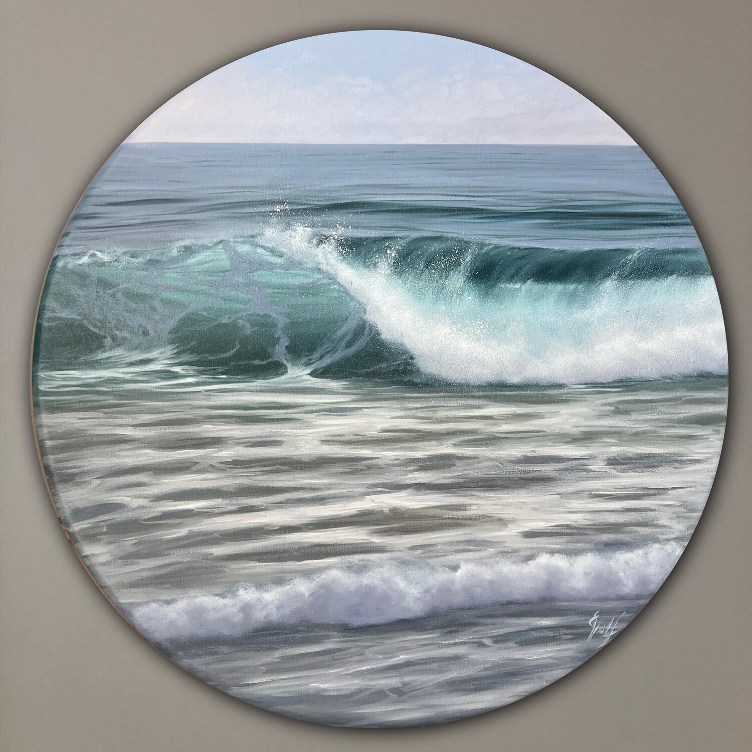 Finding Clarity Eva Volf Original painting for sale