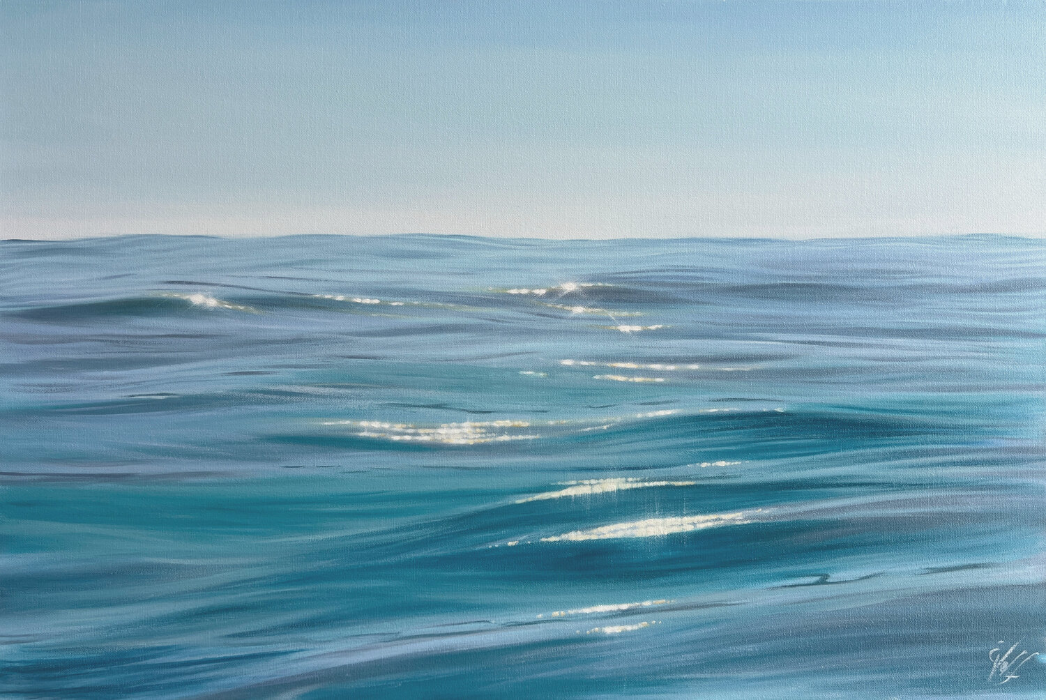 Eternal Summer Eva Volf Original painting for sale
