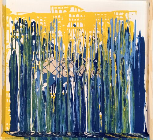 Fachadas líquidas by Juanfe Sánchez, Painting for Sale on Select