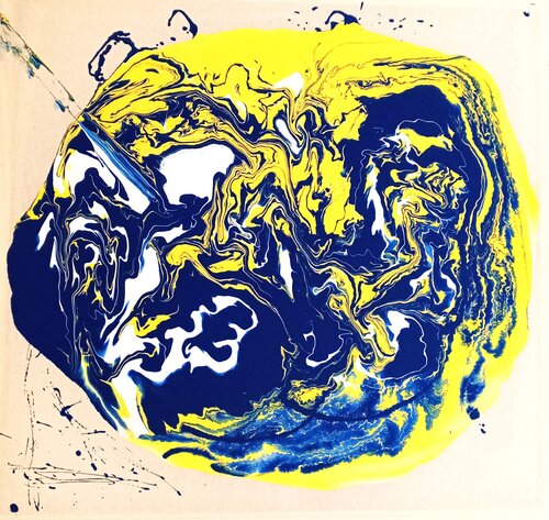 Chromatic Vortex by Juanfe Sánchez, Painting for Sale on Select