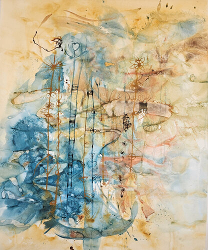 The Poetry in The Abstract III von Patricia Reis, Malerei kaufen auf Select