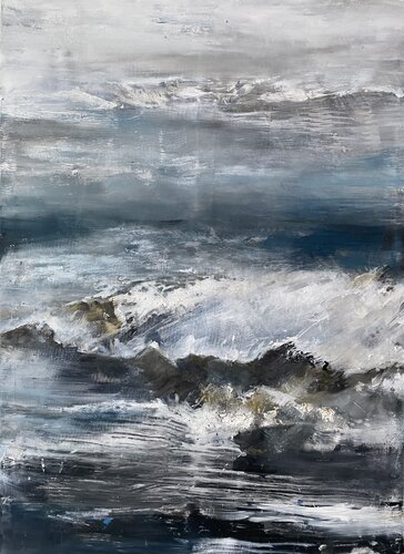 Unseen Connections 1 by Susanne Pohlmann, Painting for Sale on Select
