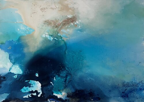 Flow and Fade 2 by Susanne Pohlmann, Painting for Sale on Select