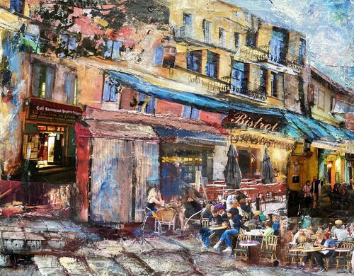 Café 5 by Susanne Pohlmann, Painting for Sale on Select