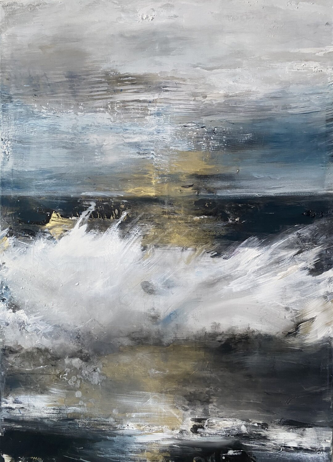 Unseen Connections 4 Susanne Pohlmann Original painting for sale