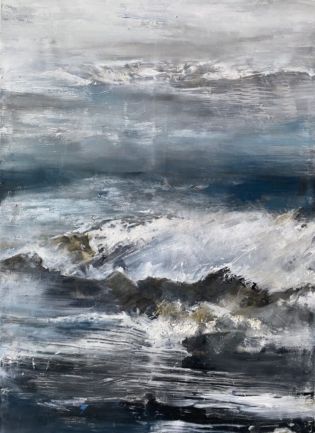 Unseen Connections 1 Susanne Pohlmann Original painting for sale