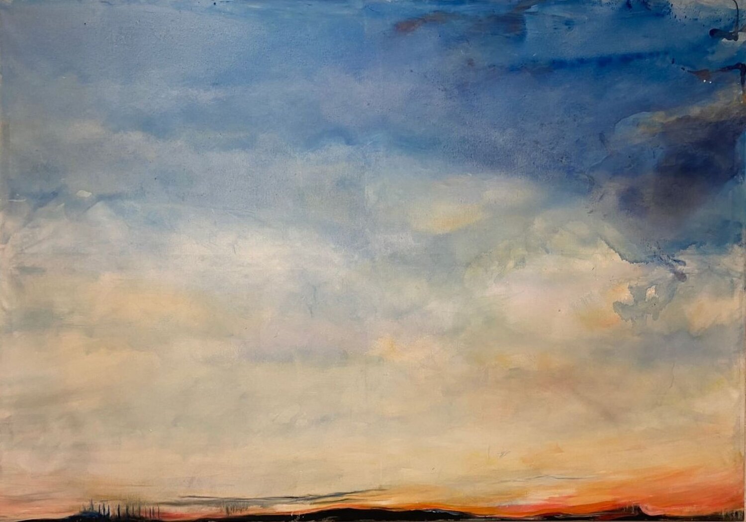 Between the winds 3 Susanne Pohlmann Original painting for sale