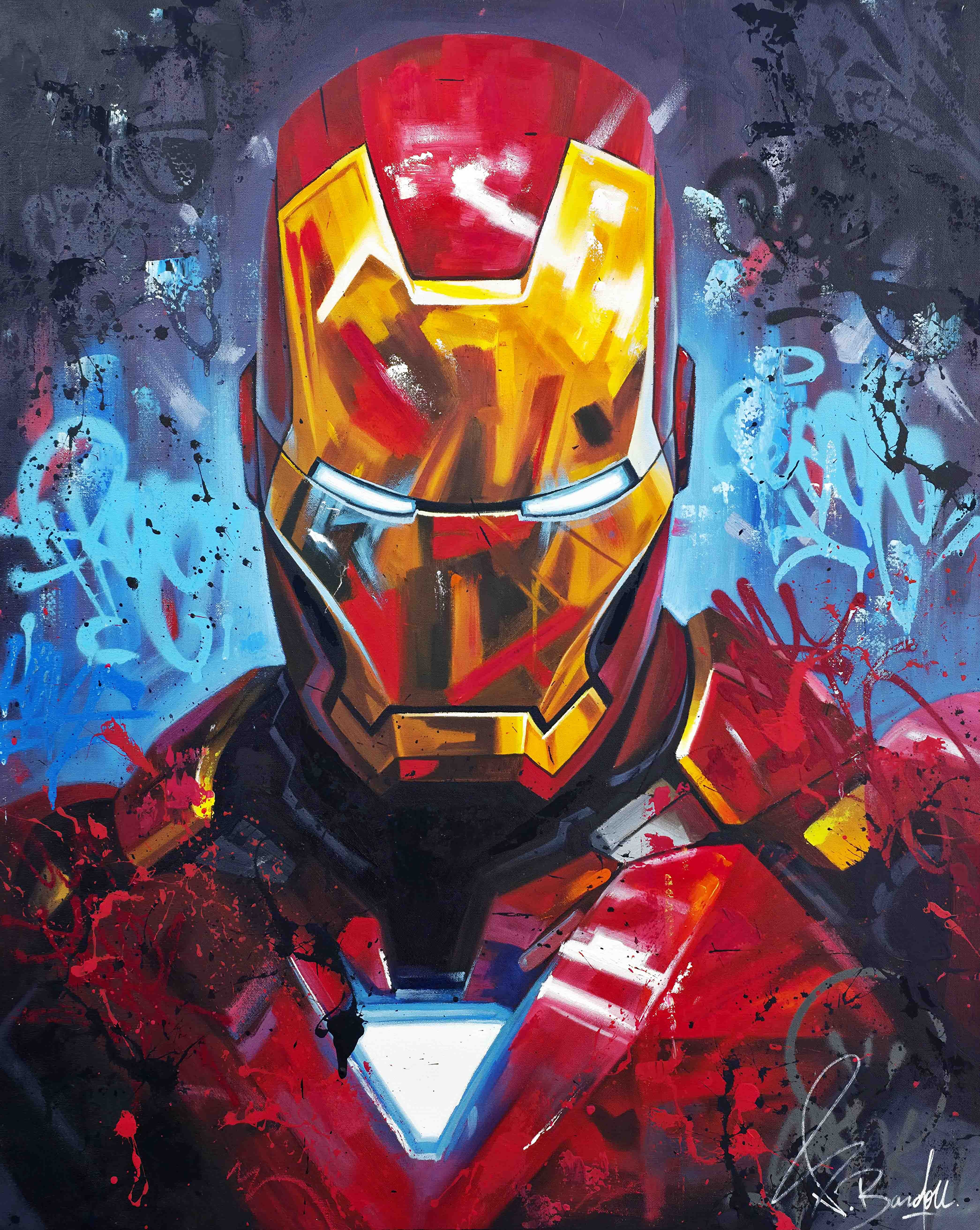 Iron Man Street Art