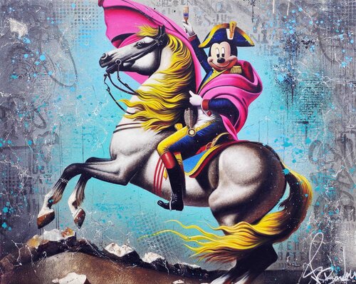 Mickey Napoléon by Vincent Bardou, Painting for Sale on Select