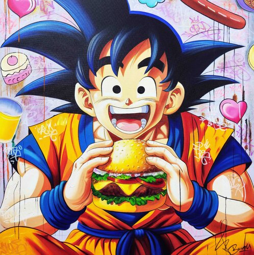 Goku Pop by Vincent Bardou, Painting for Sale on Select