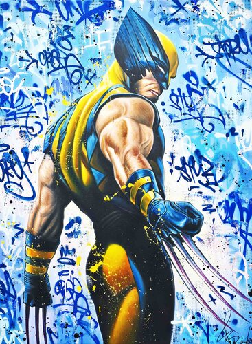 Wolverine Art by Vincent Bardou, Painting for Sale on Select