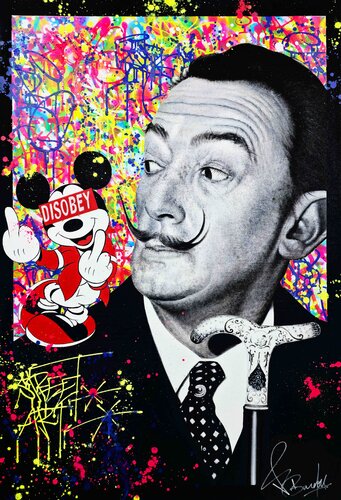 Salvador Dali Disobey by Vincent Bardou, Painting for Sale on Select