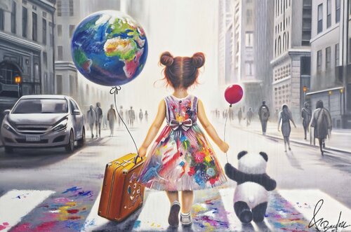 One World One Dream von Vincent Bardou, Malerei kaufen auf Select