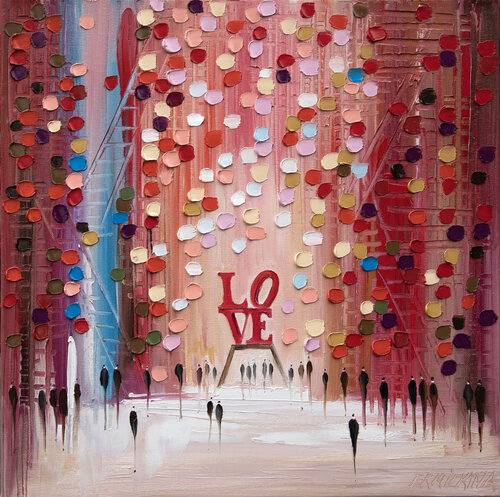 Love by Ekaterina Ermilkina, Painting for Sale on Select