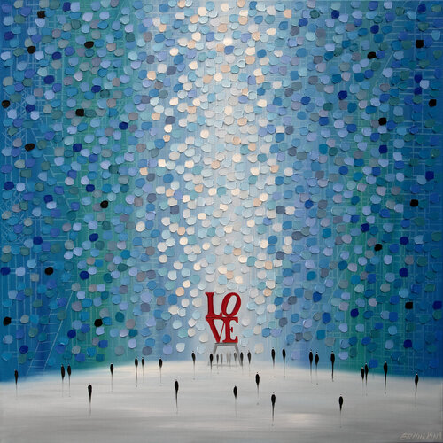 At the Heart of Love by Ekaterina Ermilkina, Painting for Sale on Select