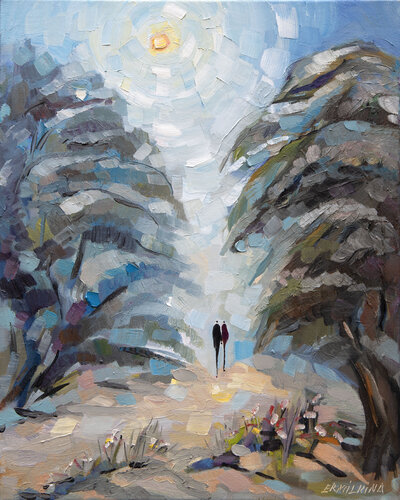 Bound by the Journey by Ekaterina Ermilkina, Painting for Sale on Select