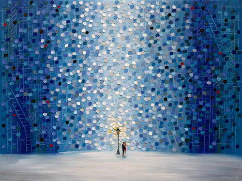 One Kiss by Ekaterina Ermilkina, Painting for Sale on Select