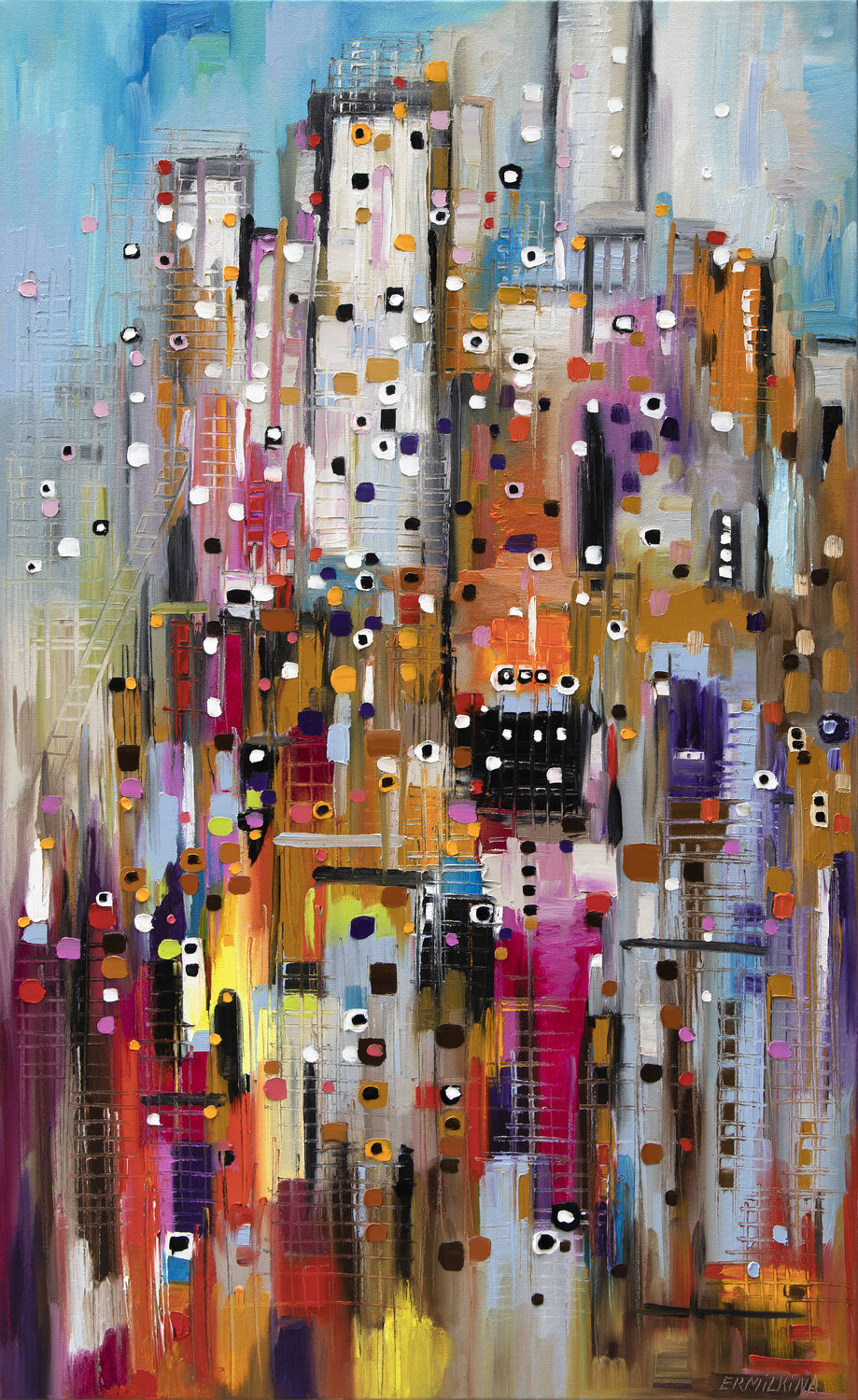 Wonderland Ekaterina Ermilkina Original painting for sale