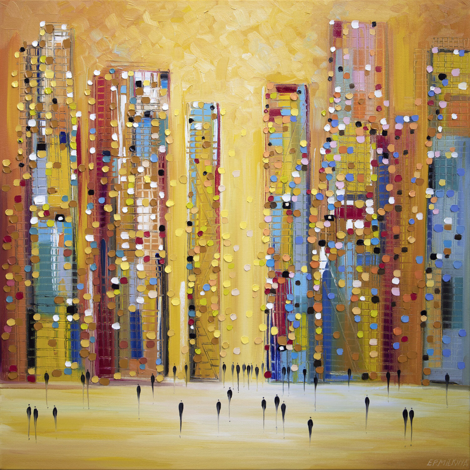 Sunset Reverie Ekaterina Ermilkina Original painting for sale