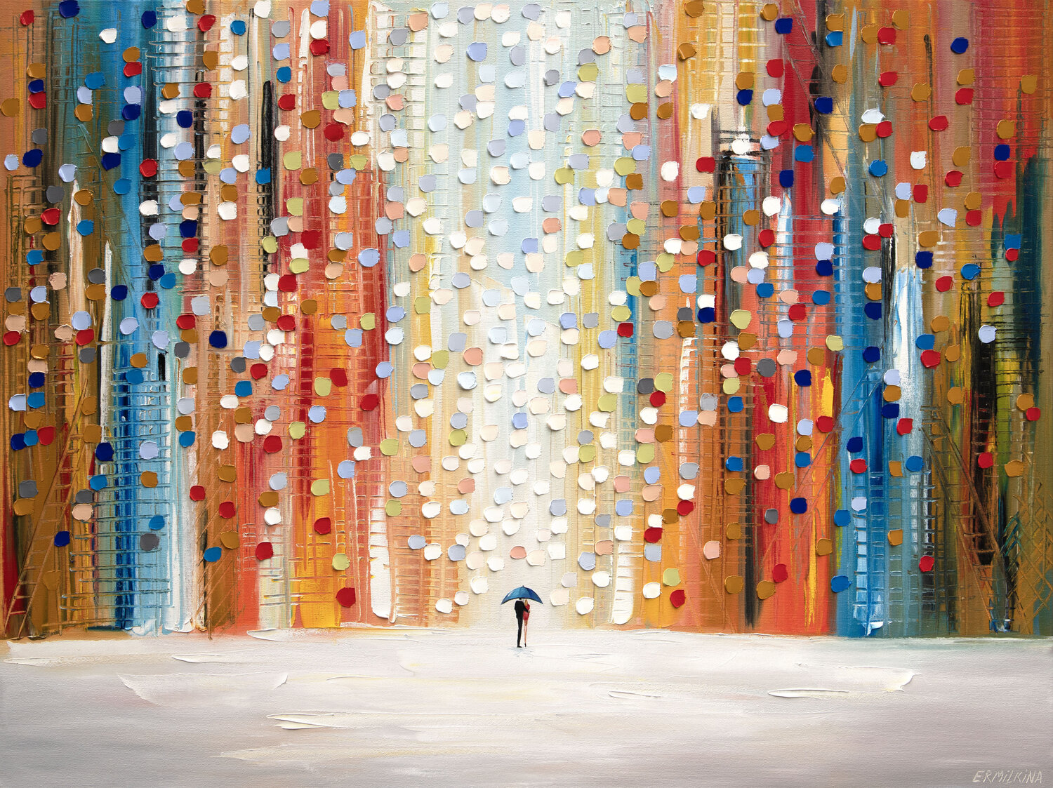 Love Escape Ekaterina Ermilkina Original painting for sale