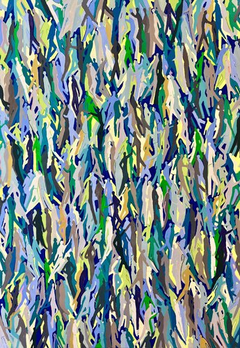 Hang around with friends by Silvia Strobos, Painting for Sale on Select